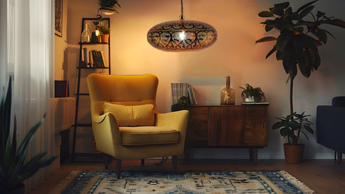 Exquisite Moroccan Pendant Light | Brass & Bronze Ceiling Chandelier (PL 1020)